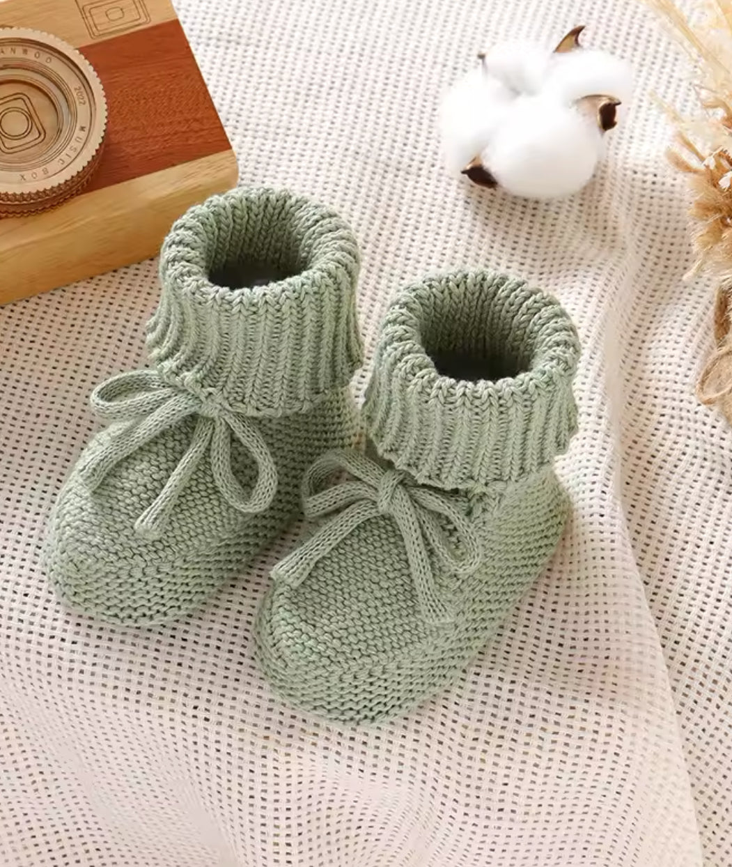 Knitted Booties- Newborn