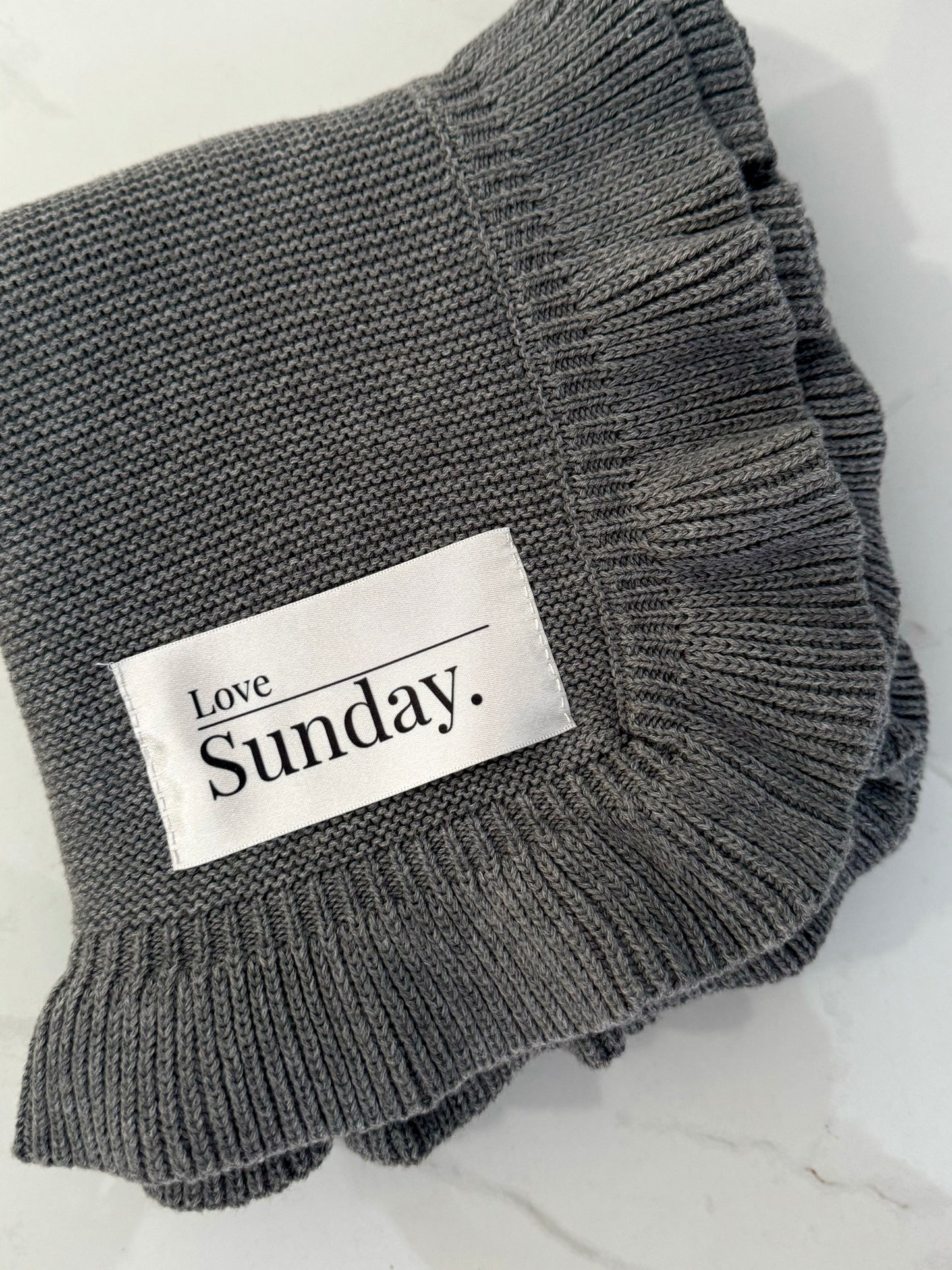 Love Sunday Frill Blanket