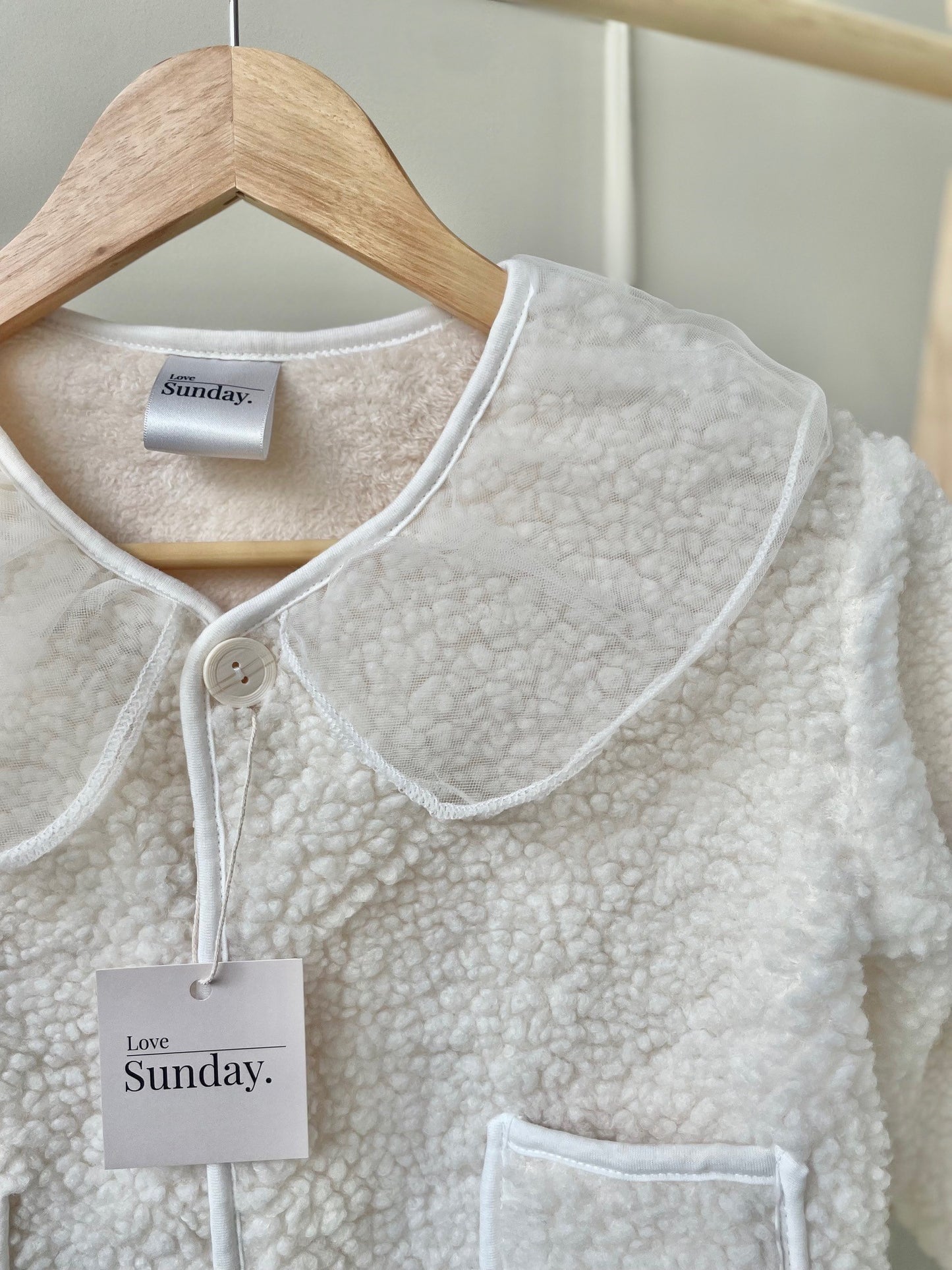 Remeyah Fleece Frill Jacket