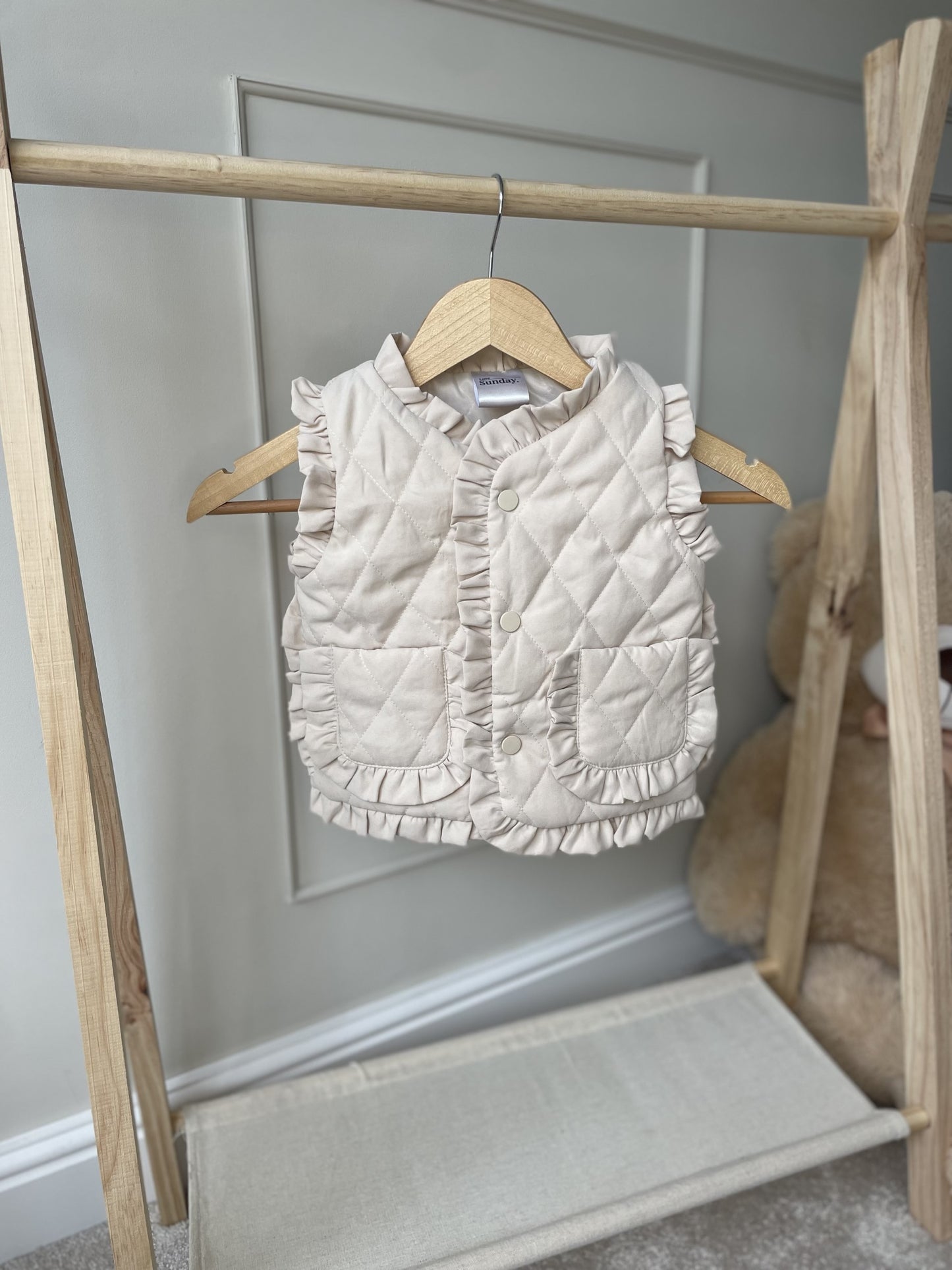 Sunday Frill Quilted Gillet