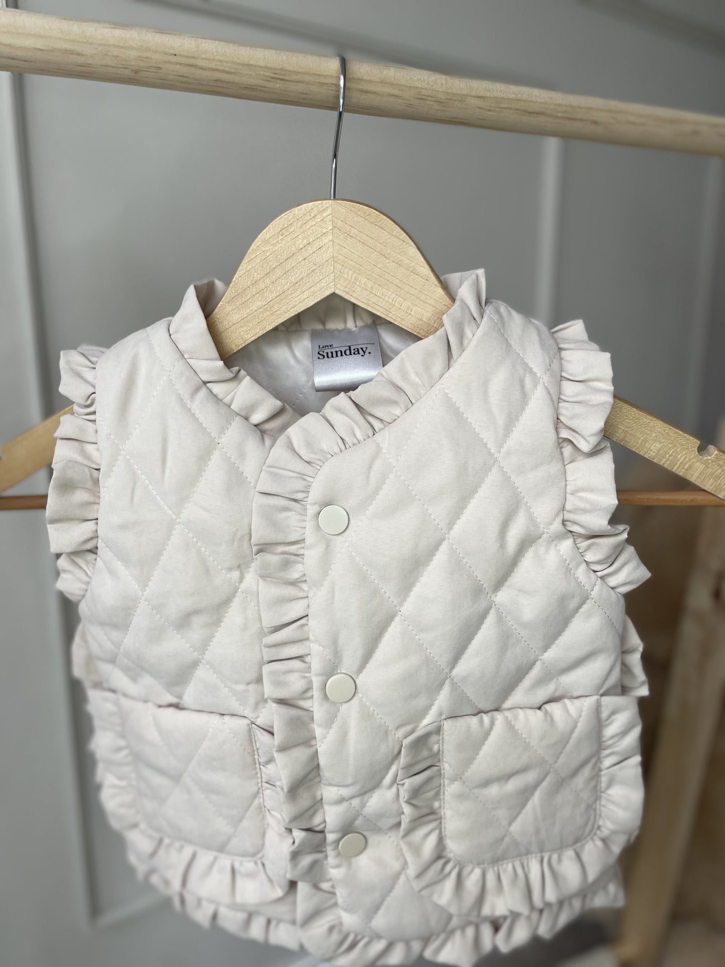 Sunday Frill Quilted Gillet