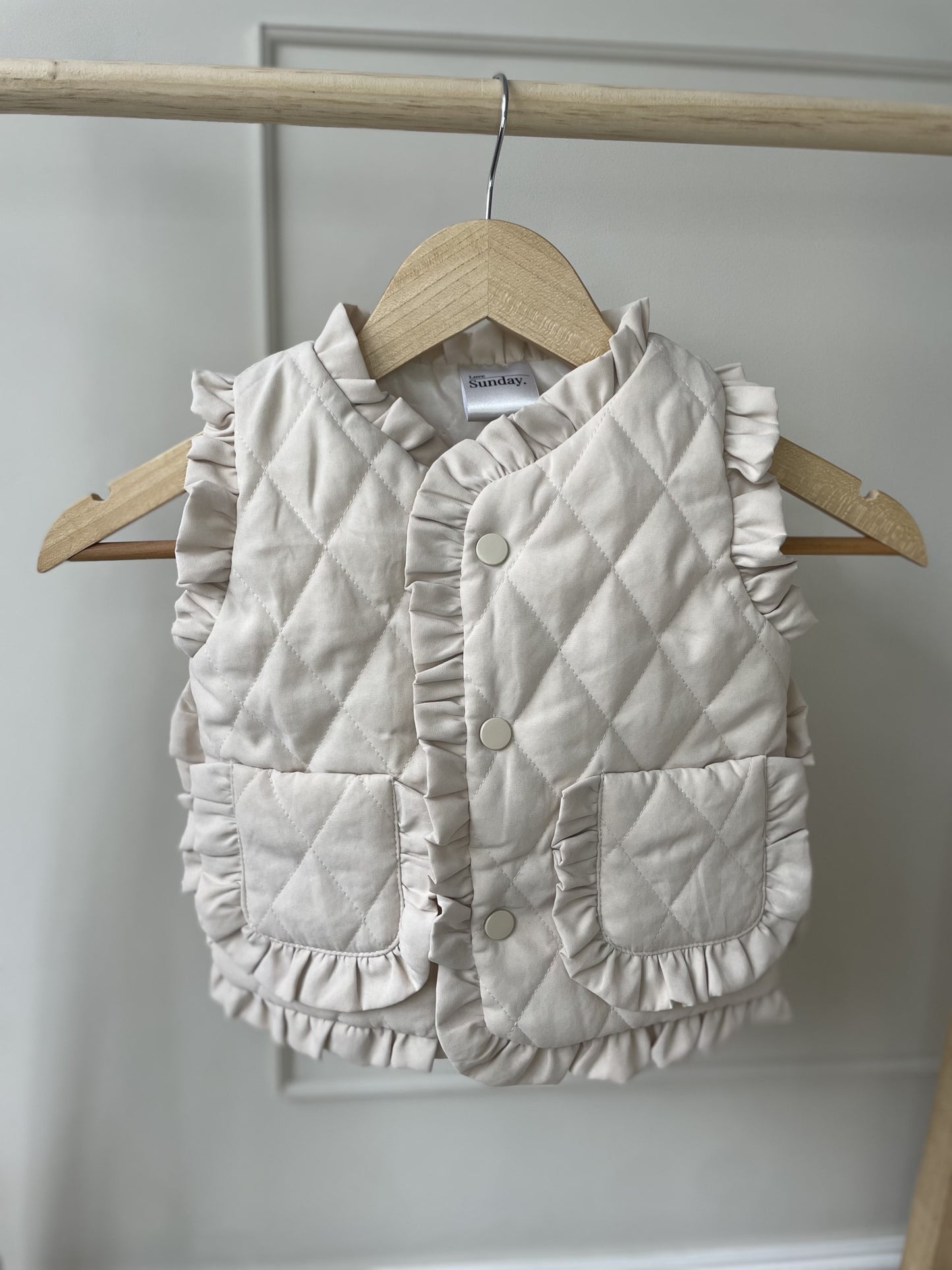 Sunday Frill Quilted Gillet