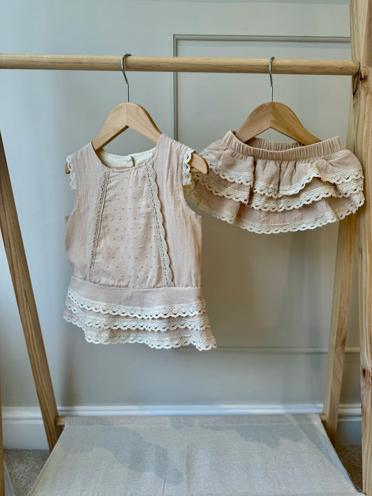 Molly Frill Bloomer Two Piece